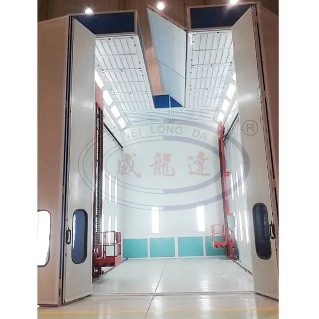 Wld Roof Open at The Roof Paint Booth Spray Booth Paint Oven Industrial Painting Booth/Oven/Chamber/Room Spraying Baking Painting Booth/Oven/Room/Chamber